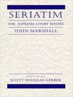 cover image of Seriatim